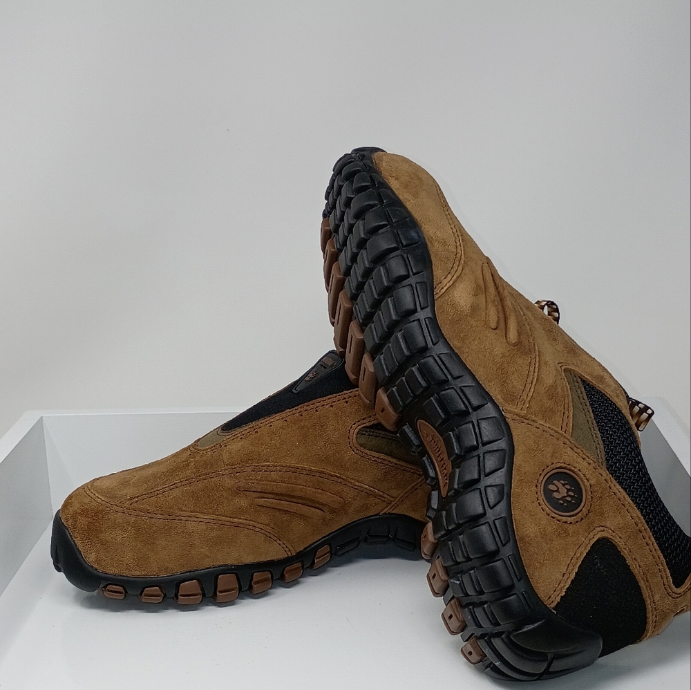 Wolverine Men's Brown Suede Steel Toe Shoes - Picture 14 of 16
